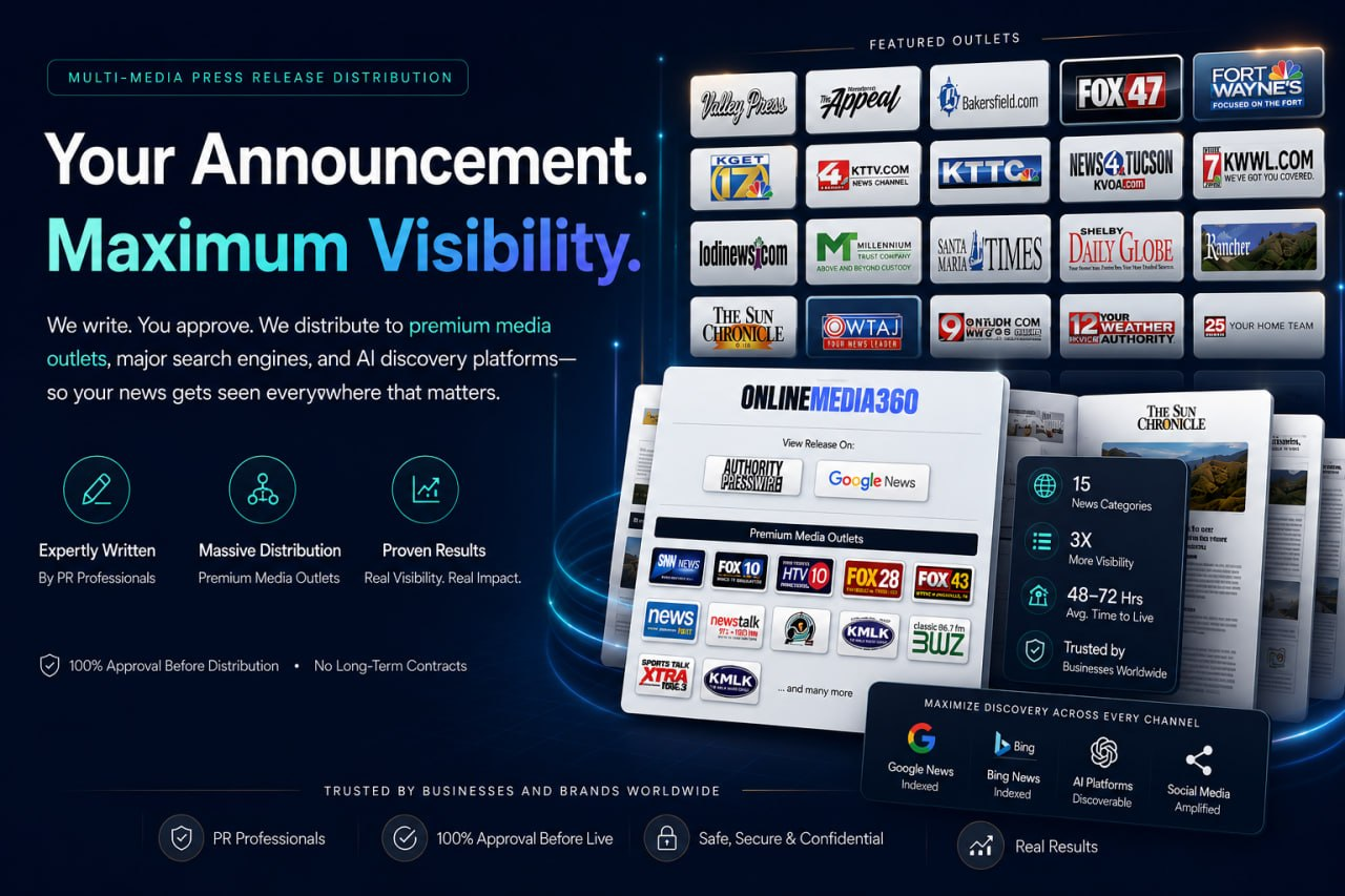 AIPressHub announcement engine dashboard