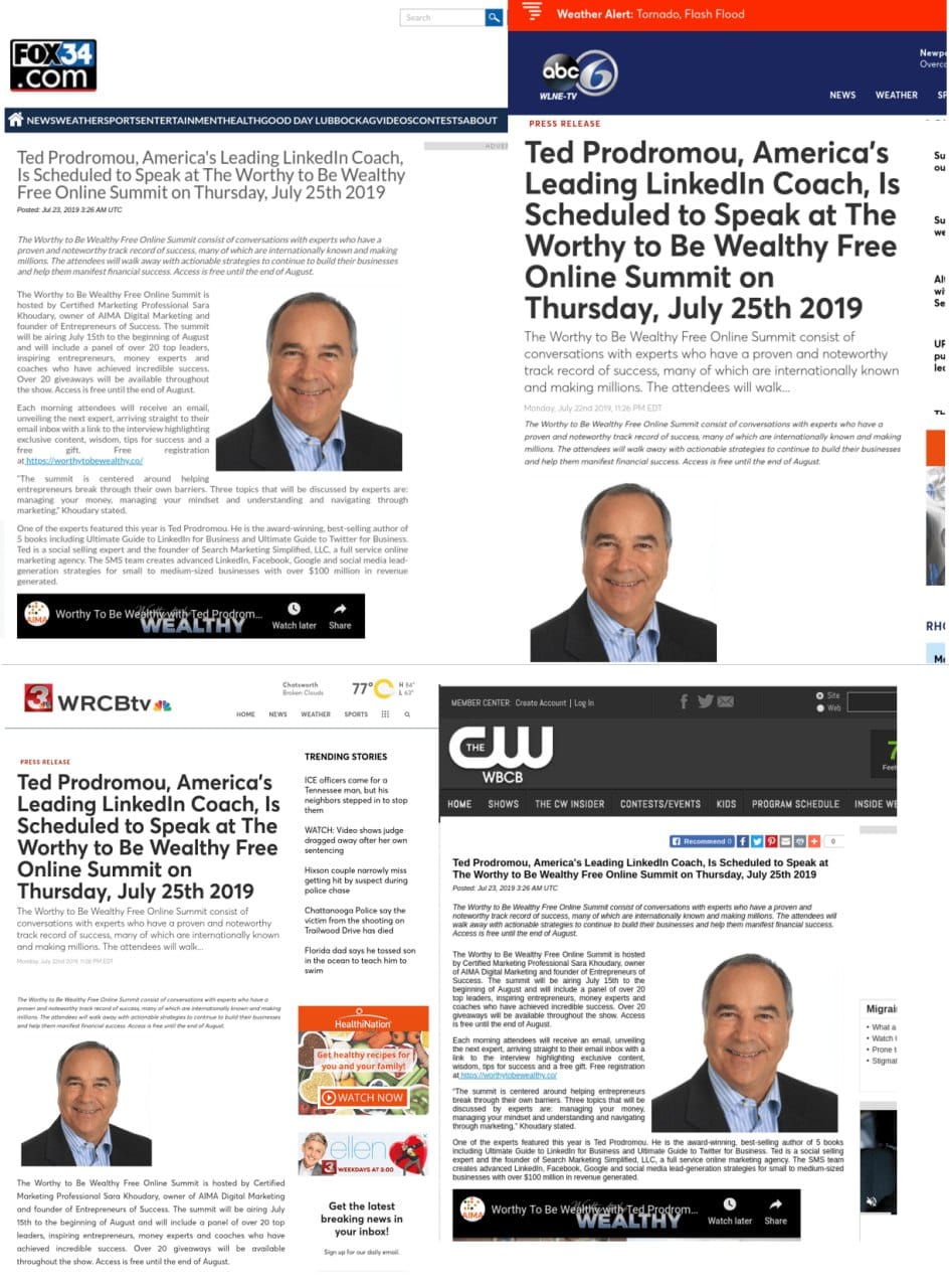 Ted Prodromou media features